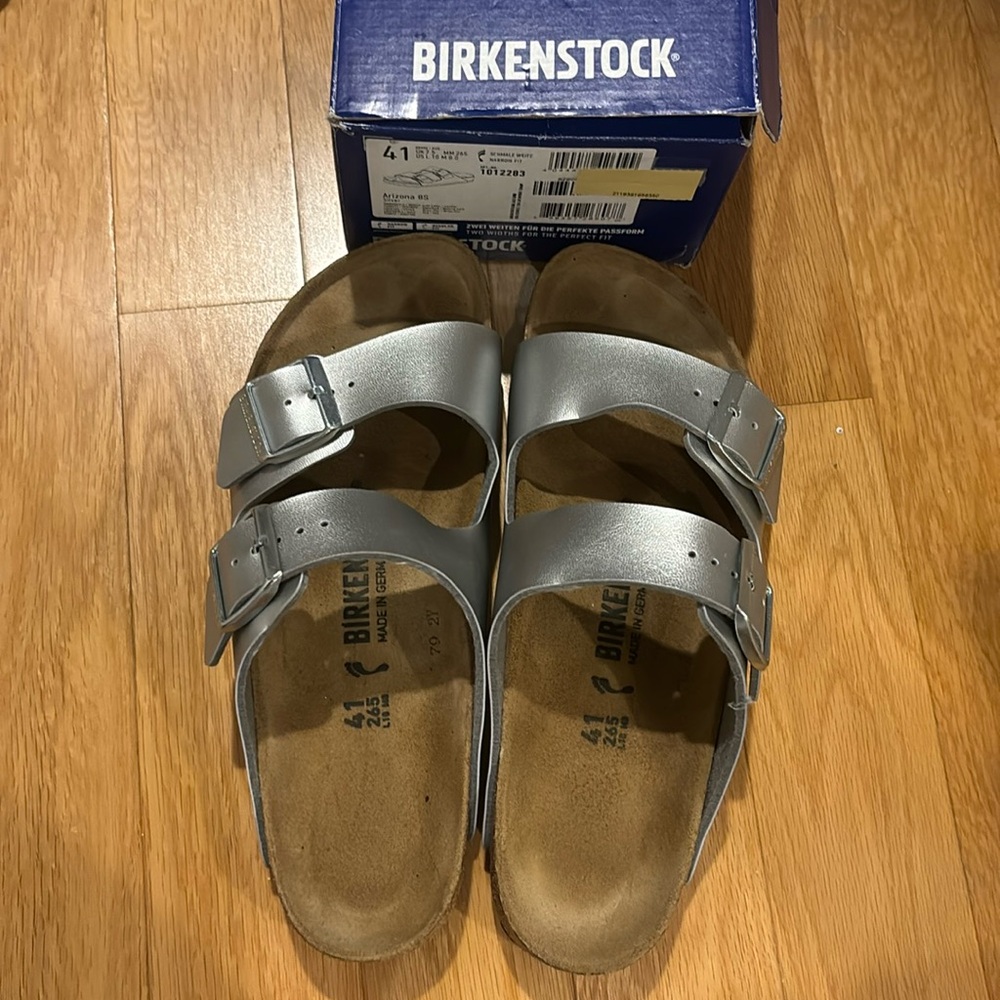 Silver Birkenstock